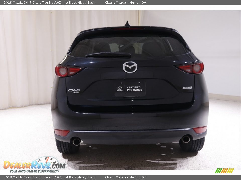 2018 Mazda CX-5 Grand Touring AWD Jet Black Mica / Black Photo #16