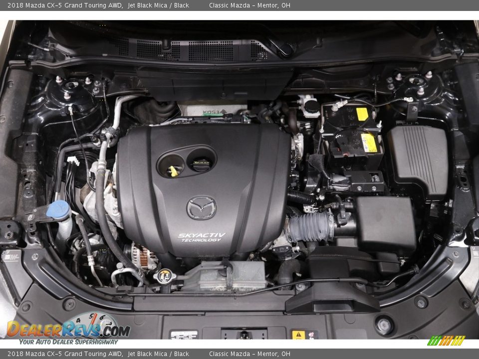 2018 Mazda CX-5 Grand Touring AWD Jet Black Mica / Black Photo #17