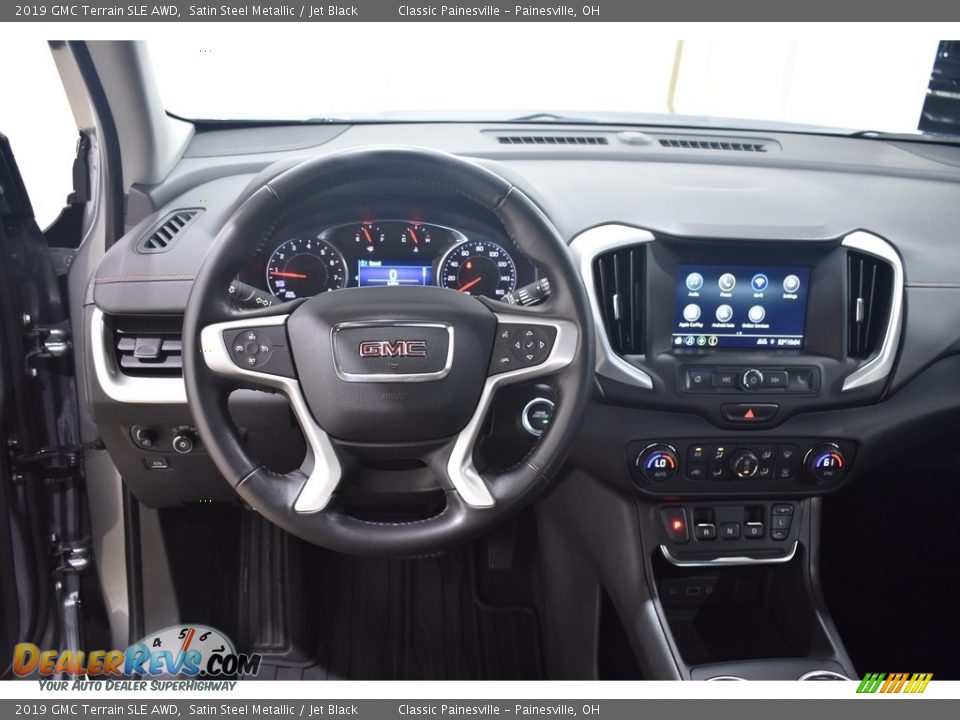 2019 GMC Terrain SLE AWD Satin Steel Metallic / Jet Black Photo #12