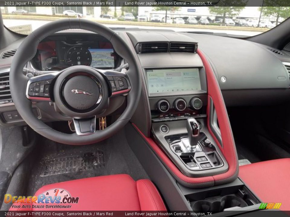 Dashboard of 2021 Jaguar F-TYPE P300 Coupe Photo #4