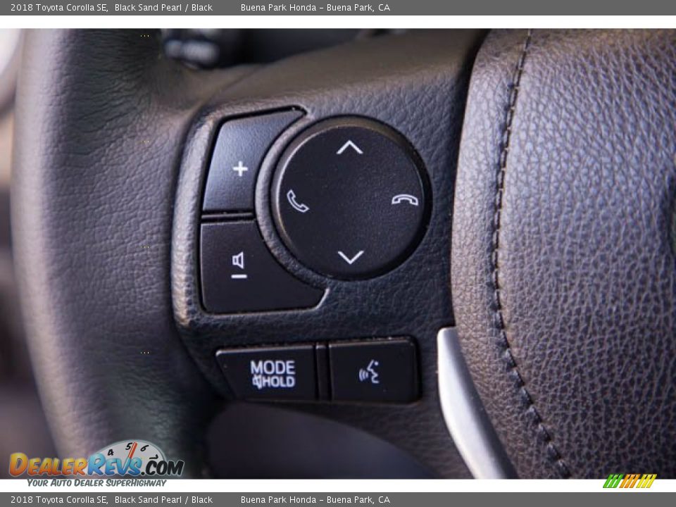 2018 Toyota Corolla SE Black Sand Pearl / Black Photo #14