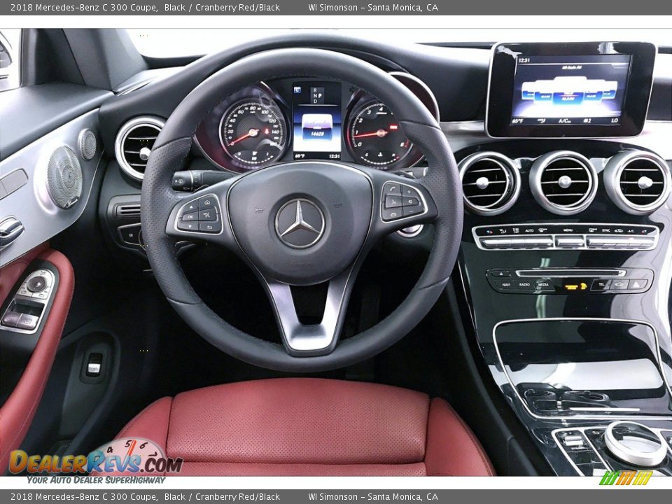 Dashboard of 2018 Mercedes-Benz C 300 Coupe Photo #4