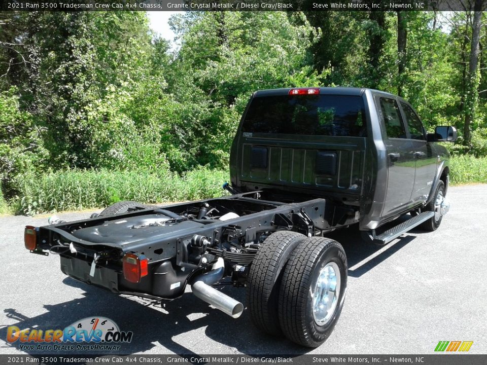 2021 Ram 3500 Tradesman Crew Cab 4x4 Chassis Granite Crystal Metallic / Diesel Gray/Black Photo #6