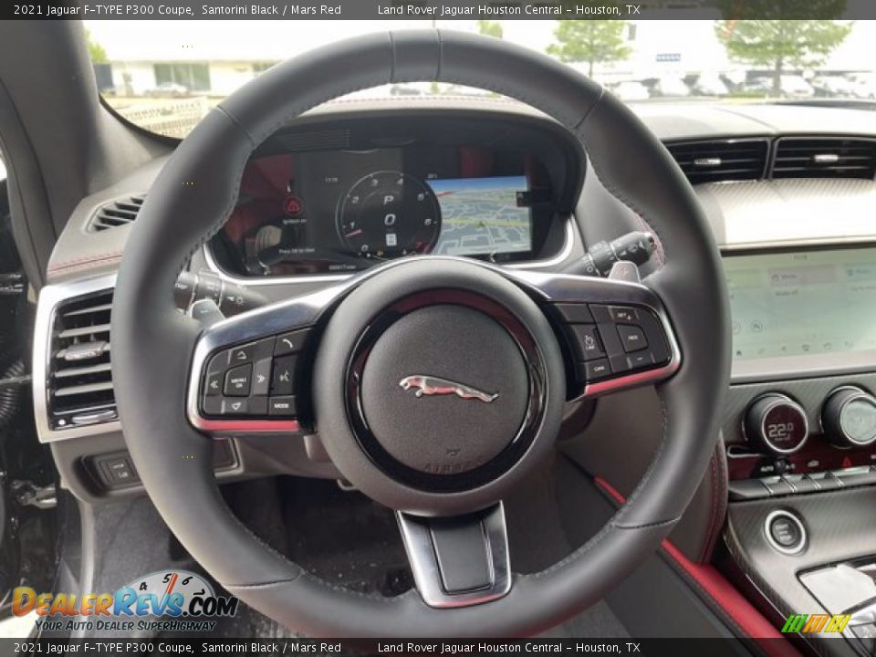 2021 Jaguar F-TYPE P300 Coupe Steering Wheel Photo #15
