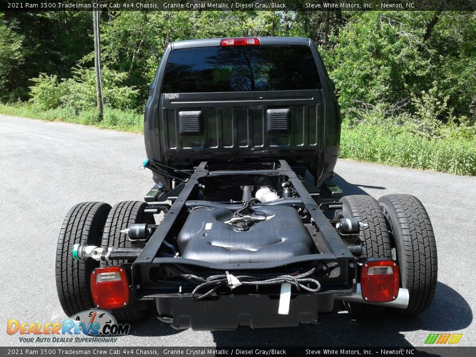 2021 Ram 3500 Tradesman Crew Cab 4x4 Chassis Granite Crystal Metallic / Diesel Gray/Black Photo #7