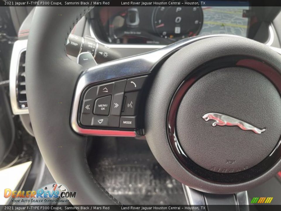 2021 Jaguar F-TYPE P300 Coupe Steering Wheel Photo #16