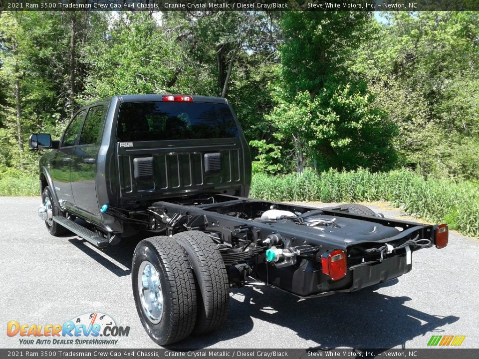 2021 Ram 3500 Tradesman Crew Cab 4x4 Chassis Granite Crystal Metallic / Diesel Gray/Black Photo #8