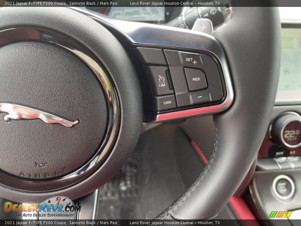 2021 Jaguar F-TYPE P300 Coupe Steering Wheel Photo #17