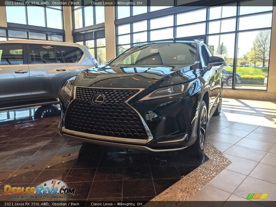 2021 Lexus RX 350L AWD Obsidian / Black Photo #1