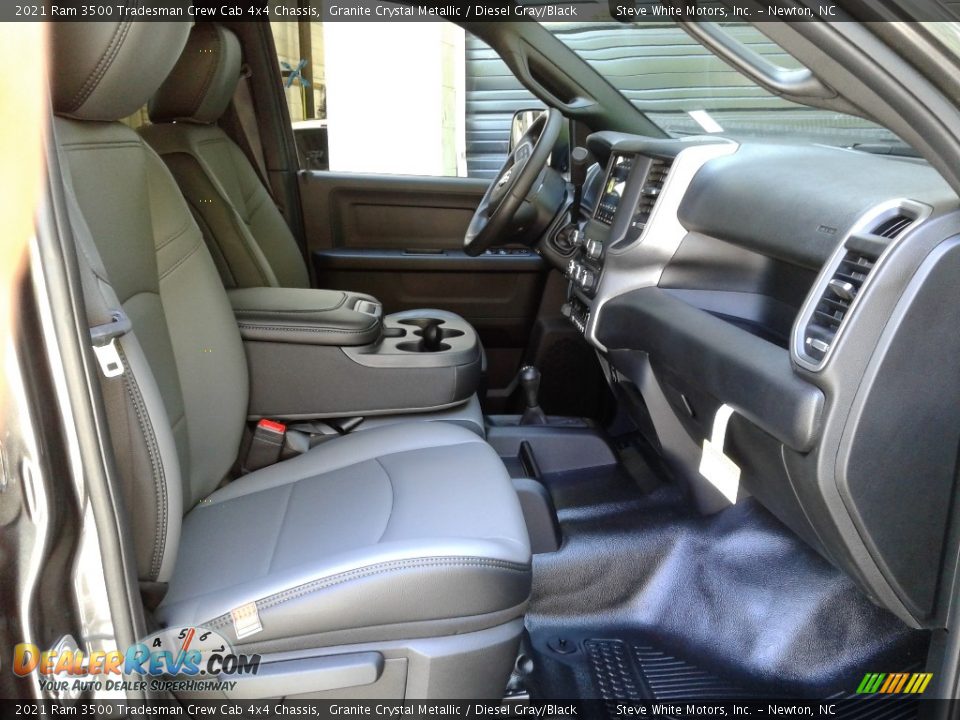 Diesel Gray/Black Interior - 2021 Ram 3500 Tradesman Crew Cab 4x4 Chassis Photo #14
