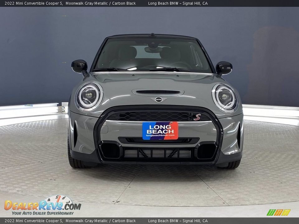 2022 Mini Convertible Cooper S Moonwalk Gray Metallic / Carbon Black Photo #2