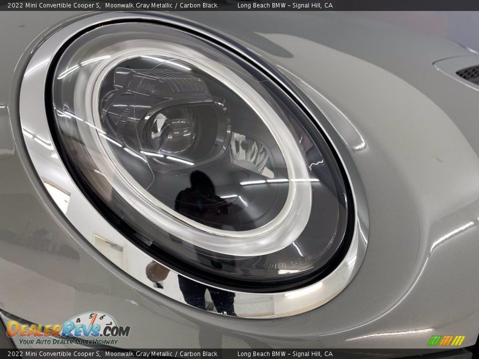 2022 Mini Convertible Cooper S Moonwalk Gray Metallic / Carbon Black Photo #4