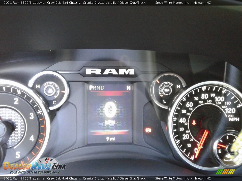 2021 Ram 3500 Tradesman Crew Cab 4x4 Chassis Gauges Photo #18