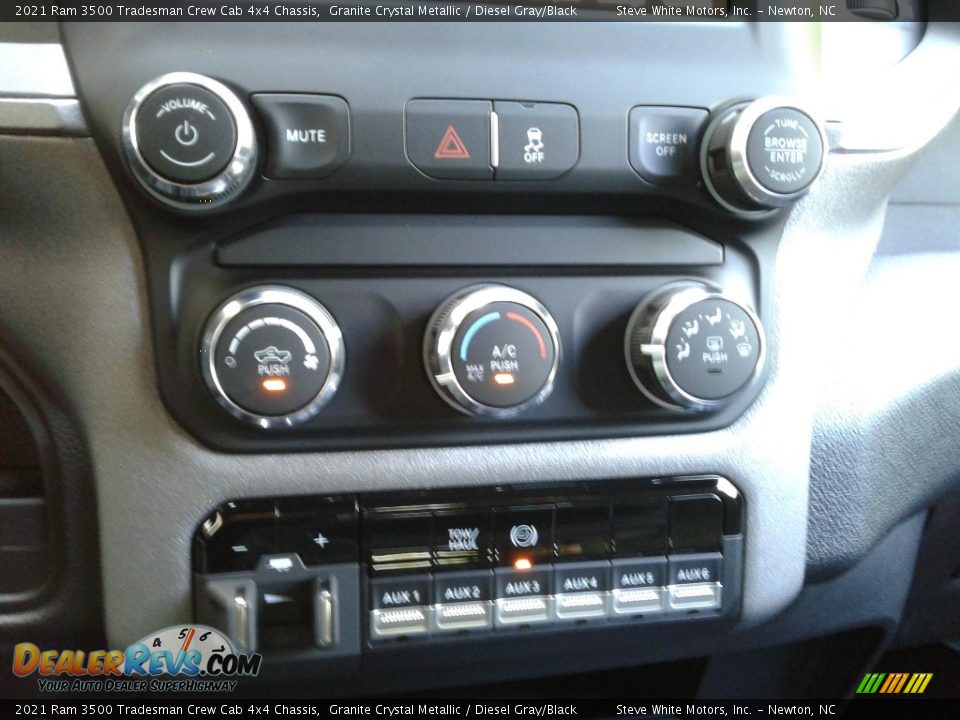 Controls of 2021 Ram 3500 Tradesman Crew Cab 4x4 Chassis Photo #21