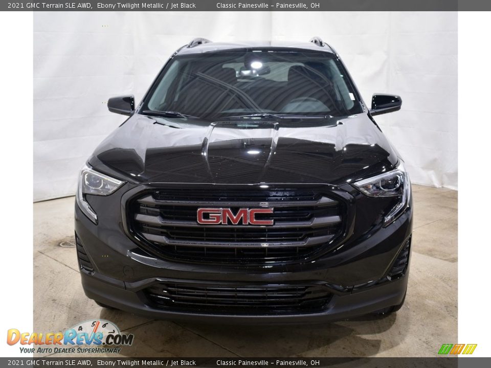 2021 GMC Terrain SLE AWD Ebony Twilight Metallic / Jet Black Photo #4