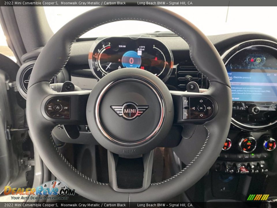 2022 Mini Convertible Cooper S Steering Wheel Photo #14