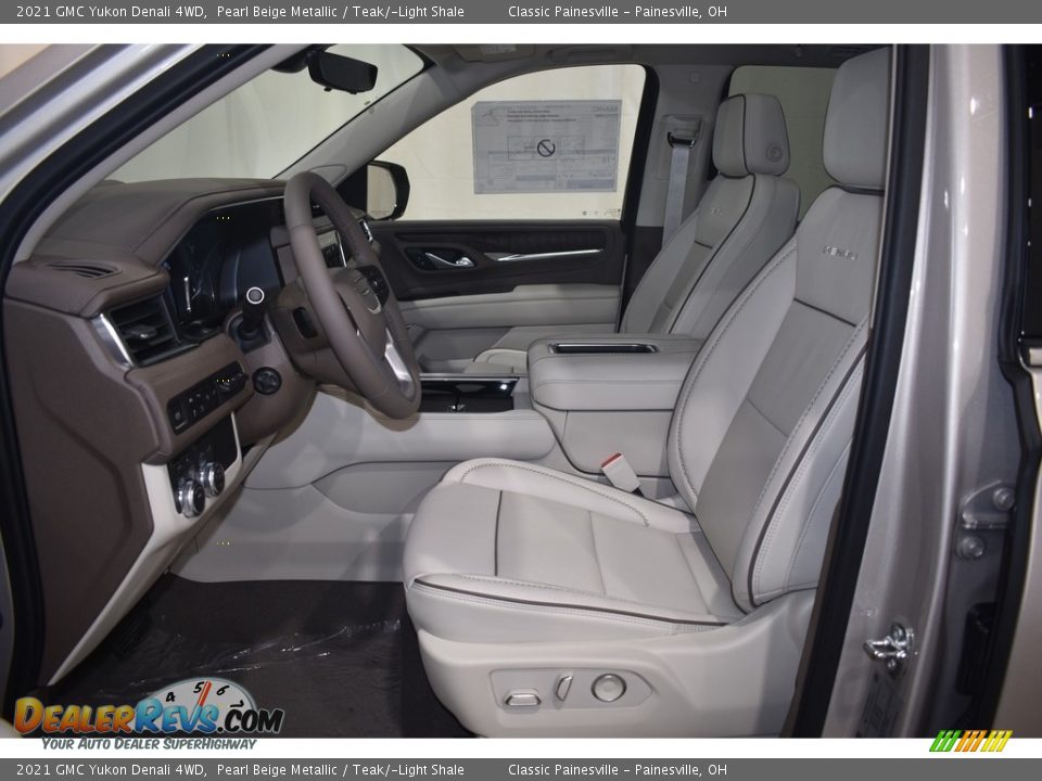 2021 GMC Yukon Denali 4WD Pearl Beige Metallic / Teak/­Light Shale Photo #7