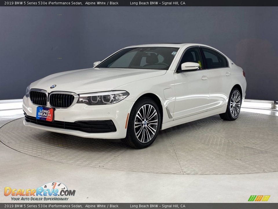 2019 BMW 5 Series 530e iPerformance Sedan Alpine White / Black Photo #3