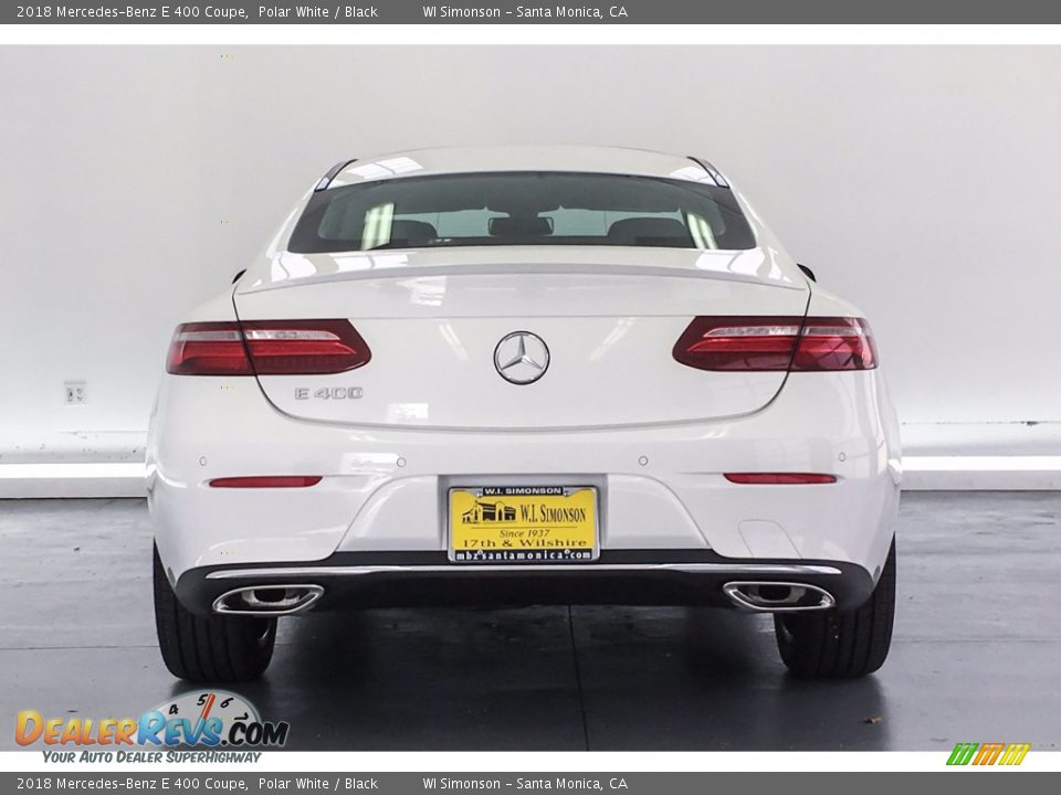 2018 Mercedes-Benz E 400 Coupe Polar White / Black Photo #4