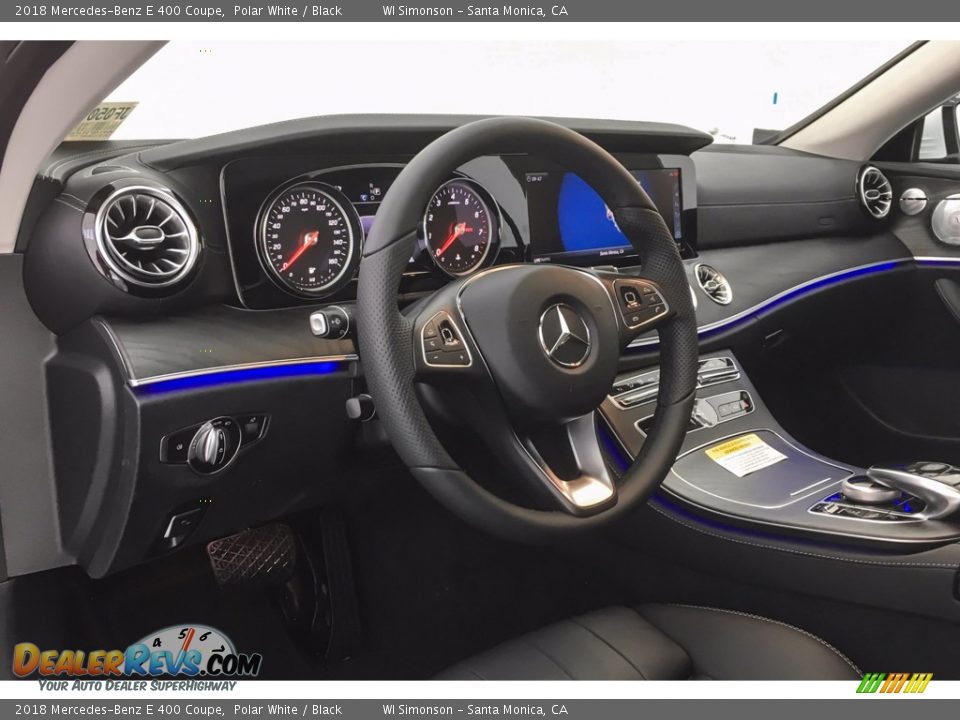 2018 Mercedes-Benz E 400 Coupe Polar White / Black Photo #5