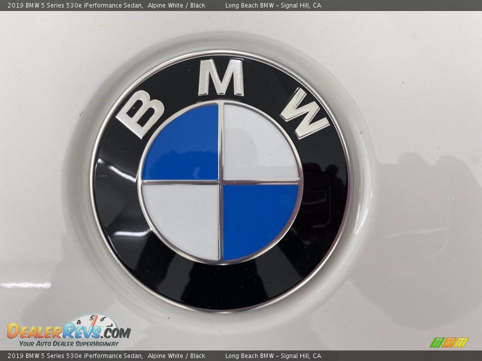 2019 BMW 5 Series 530e iPerformance Sedan Alpine White / Black Photo #8