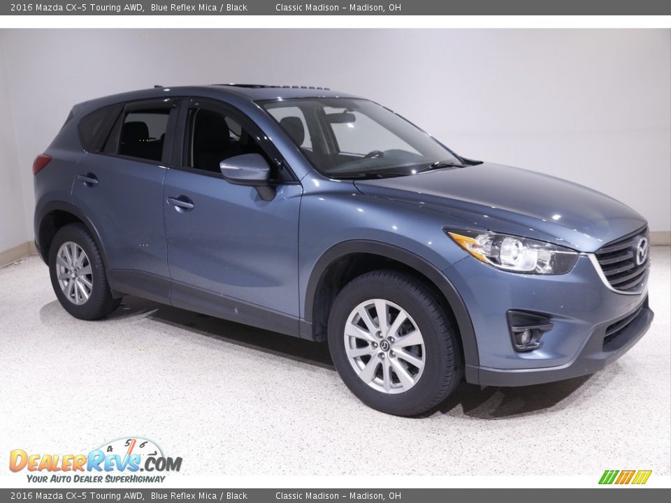 2016 Mazda CX-5 Touring AWD Blue Reflex Mica / Black Photo #1