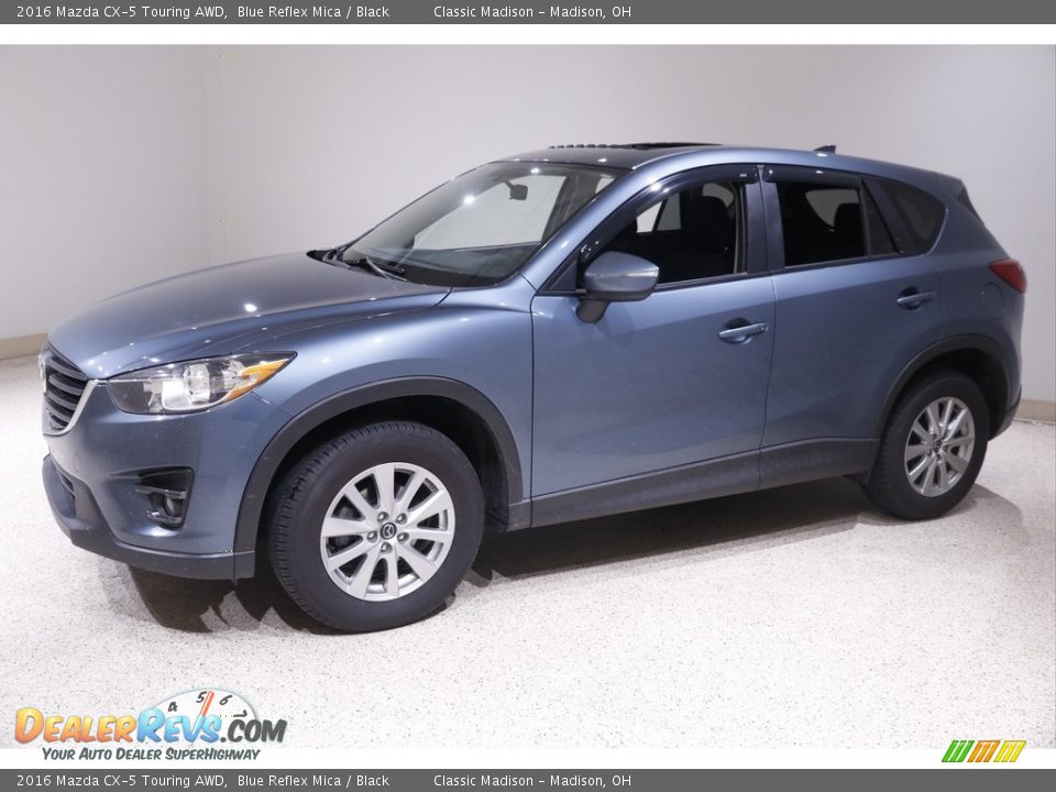 2016 Mazda CX-5 Touring AWD Blue Reflex Mica / Black Photo #3