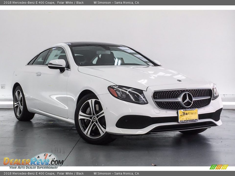 2018 Mercedes-Benz E 400 Coupe Polar White / Black Photo #12