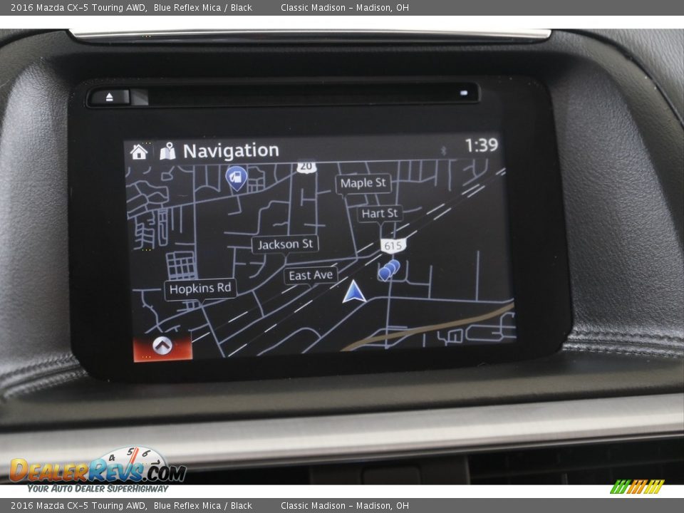 2016 Mazda CX-5 Touring AWD Blue Reflex Mica / Black Photo #10