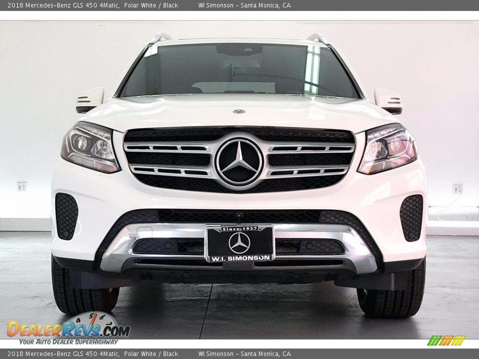 2018 Mercedes-Benz GLS 450 4Matic Polar White / Black Photo #2