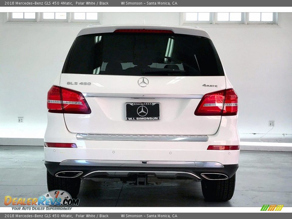 2018 Mercedes-Benz GLS 450 4Matic Polar White / Black Photo #3