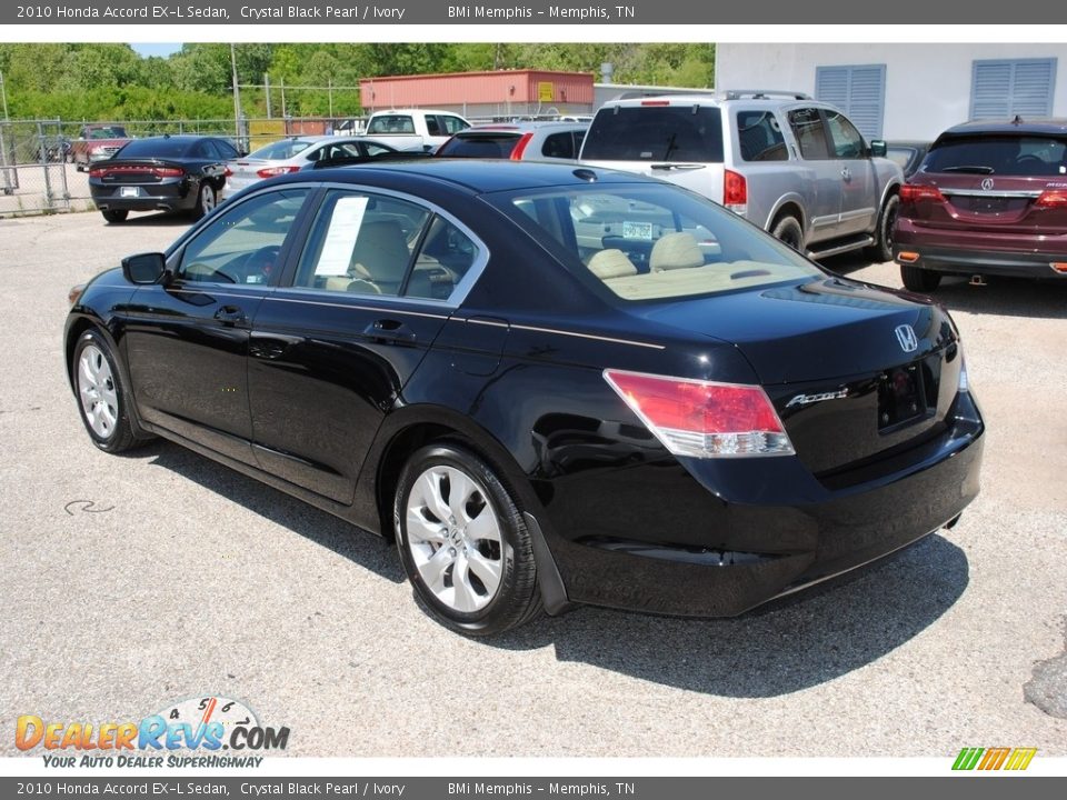 2010 Honda Accord EX-L Sedan Crystal Black Pearl / Ivory Photo #3