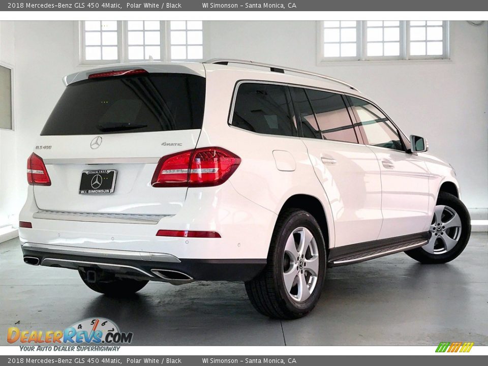 2018 Mercedes-Benz GLS 450 4Matic Polar White / Black Photo #13