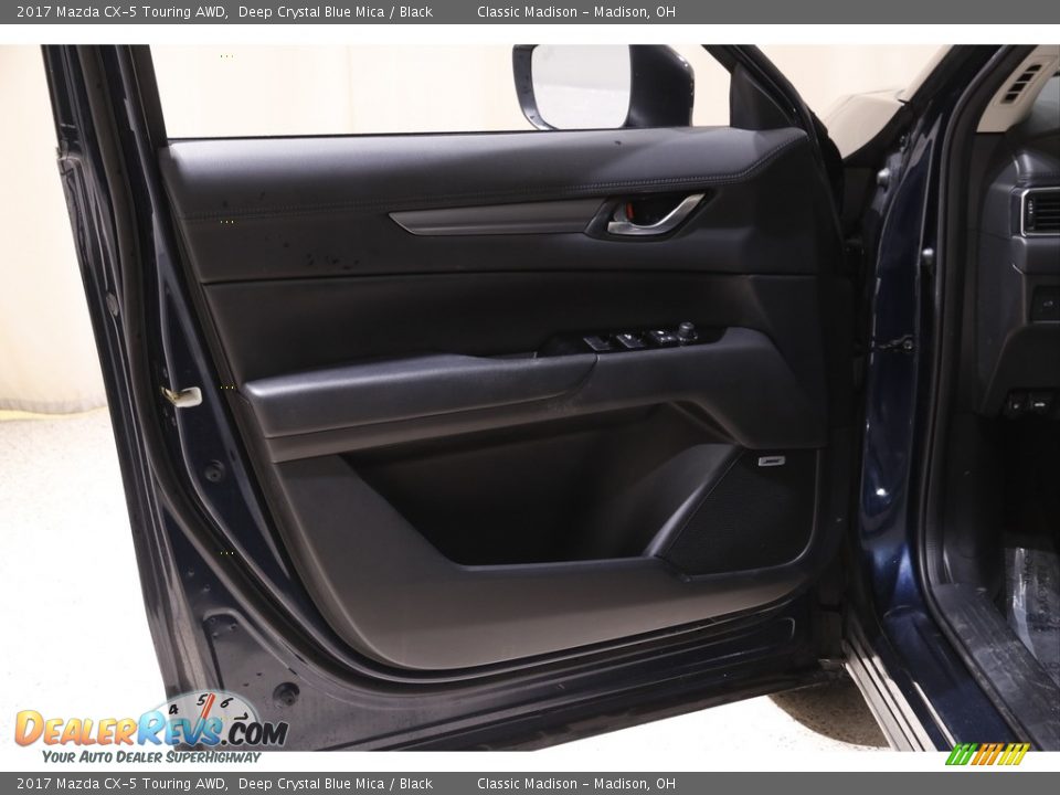 2017 Mazda CX-5 Touring AWD Deep Crystal Blue Mica / Black Photo #4