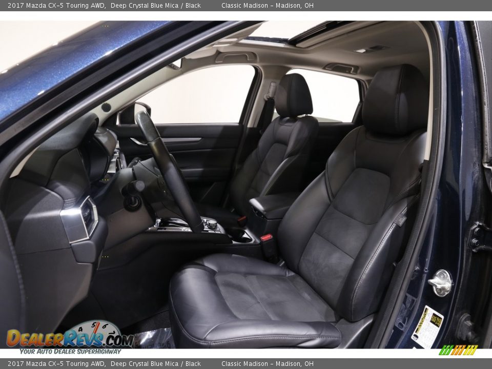 2017 Mazda CX-5 Touring AWD Deep Crystal Blue Mica / Black Photo #5