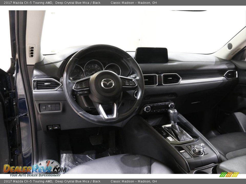 2017 Mazda CX-5 Touring AWD Deep Crystal Blue Mica / Black Photo #6