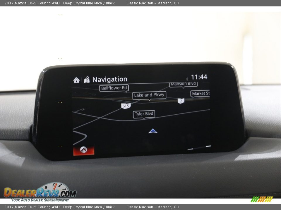 2017 Mazda CX-5 Touring AWD Deep Crystal Blue Mica / Black Photo #10