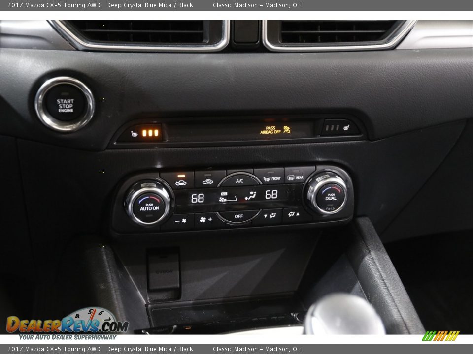 2017 Mazda CX-5 Touring AWD Deep Crystal Blue Mica / Black Photo #11