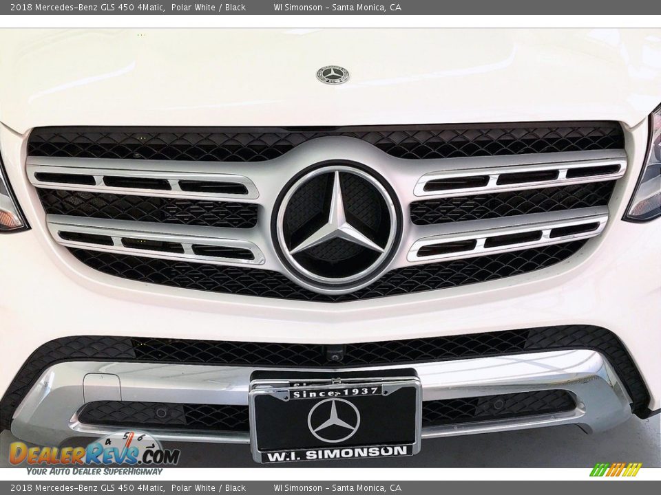 2018 Mercedes-Benz GLS 450 4Matic Polar White / Black Photo #30