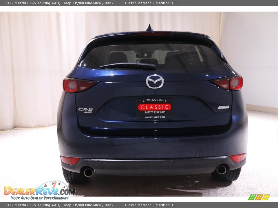 2017 Mazda CX-5 Touring AWD Deep Crystal Blue Mica / Black Photo #16