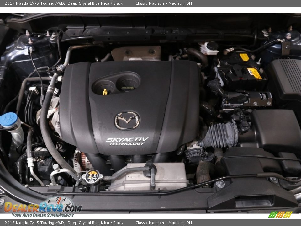 2017 Mazda CX-5 Touring AWD Deep Crystal Blue Mica / Black Photo #17