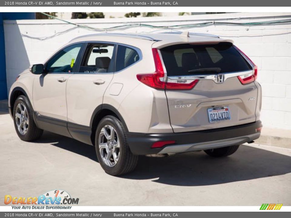 2018 Honda CR-V EX AWD Sandstorm Metallic / Ivory Photo #2