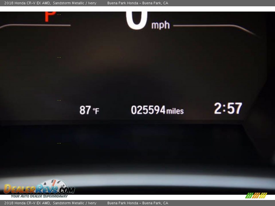 2018 Honda CR-V EX AWD Sandstorm Metallic / Ivory Photo #6