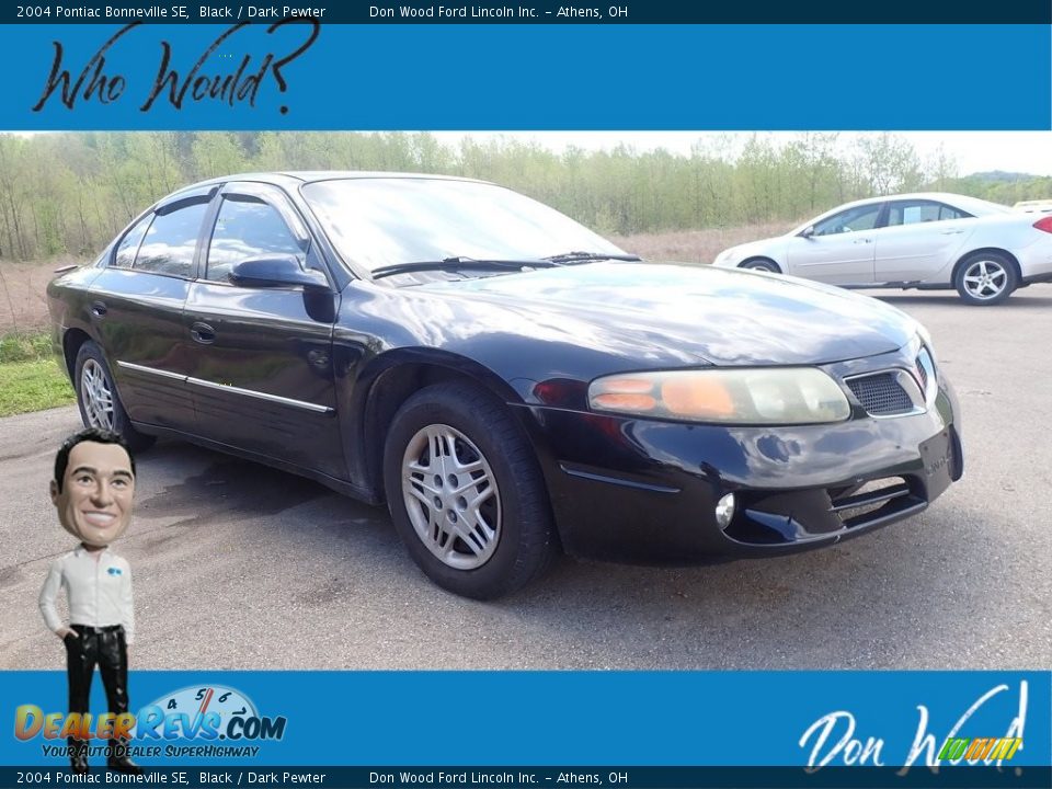 2004 Pontiac Bonneville SE Black / Dark Pewter Photo #1