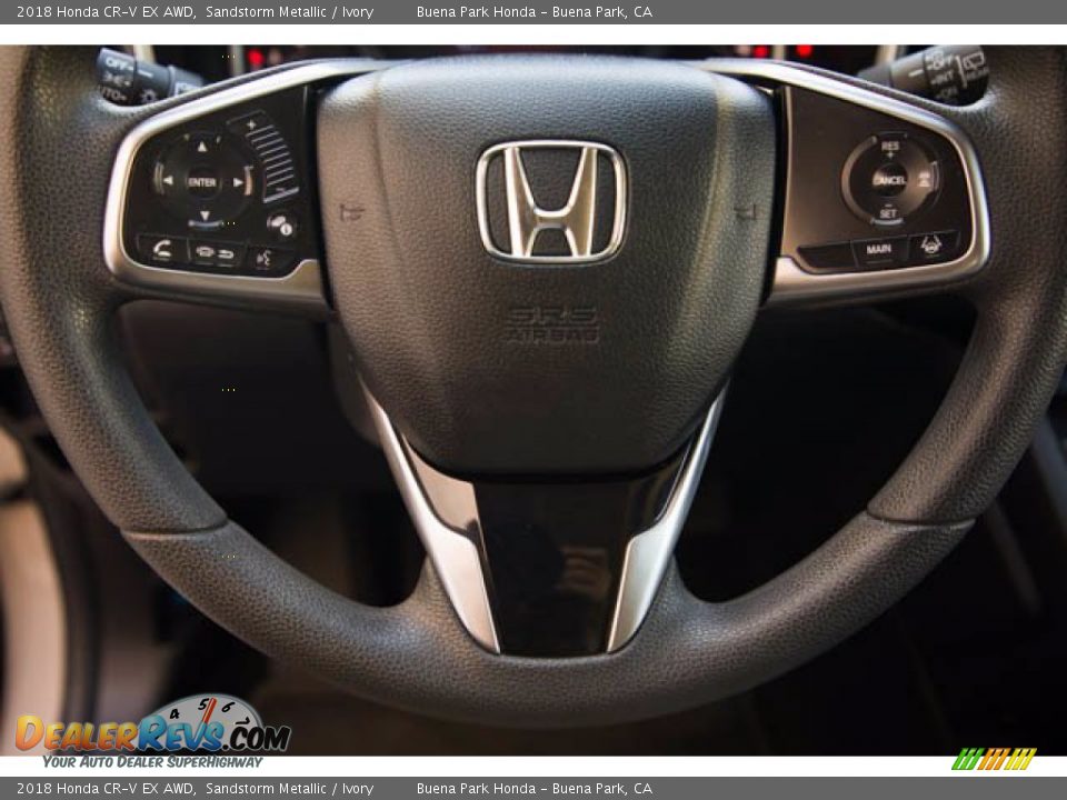 2018 Honda CR-V EX AWD Sandstorm Metallic / Ivory Photo #11