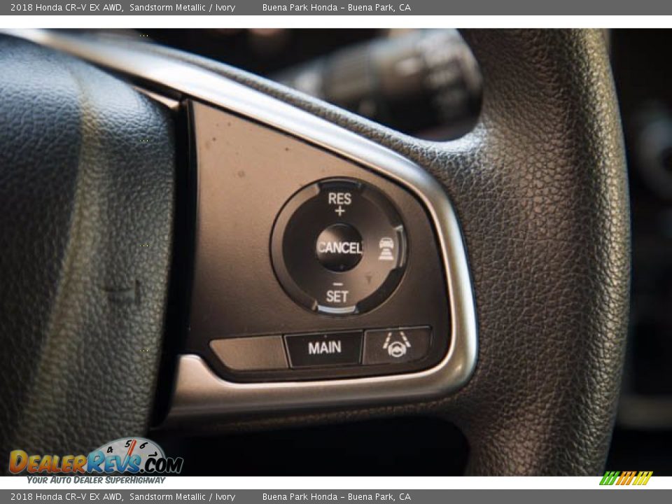 2018 Honda CR-V EX AWD Sandstorm Metallic / Ivory Photo #13