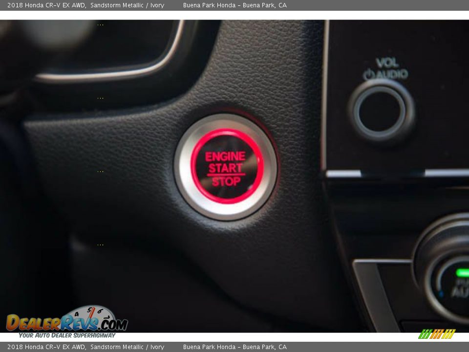 2018 Honda CR-V EX AWD Sandstorm Metallic / Ivory Photo #15
