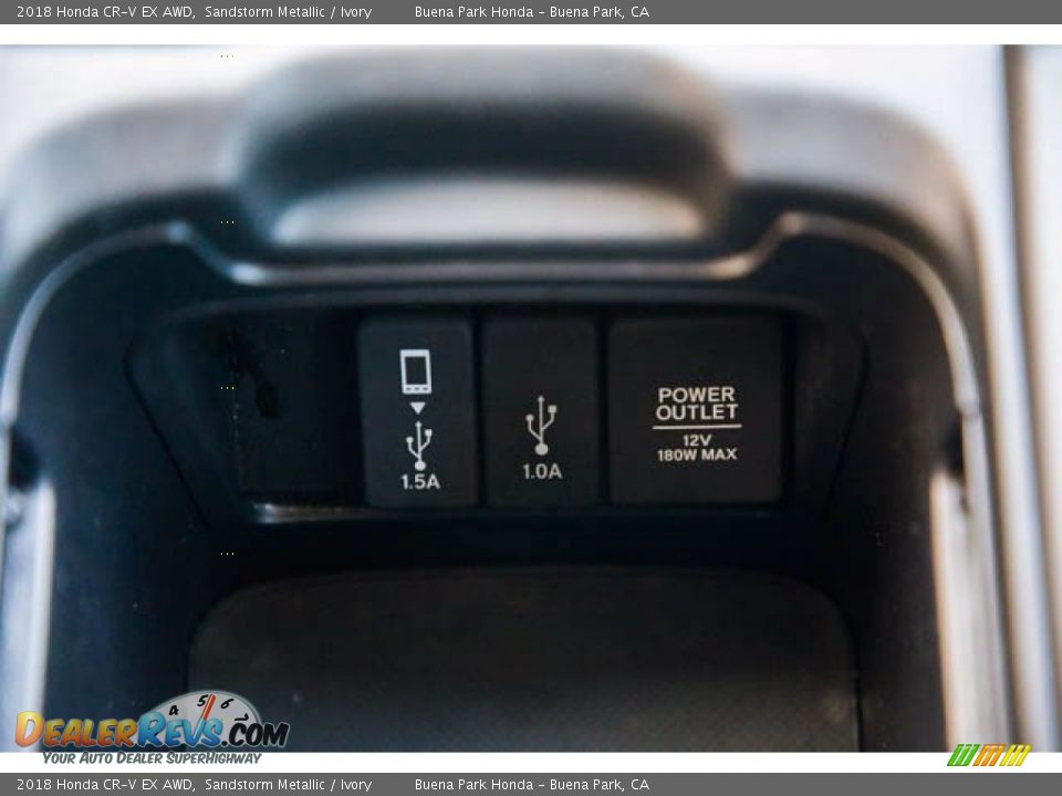 2018 Honda CR-V EX AWD Sandstorm Metallic / Ivory Photo #16