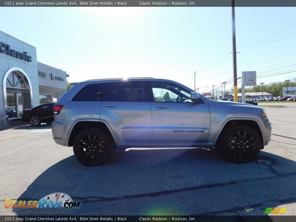 2021 Jeep Grand Cherokee Laredo 4x4 Billet Silver Metallic / Black Photo #3