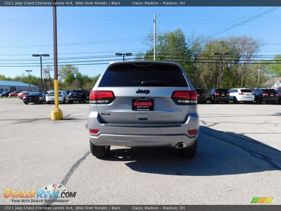 2021 Jeep Grand Cherokee Laredo 4x4 Billet Silver Metallic / Black Photo #4